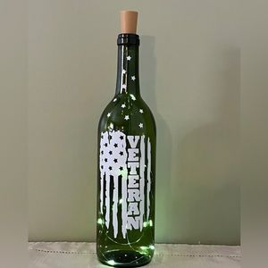 Decorated Bottles, Veterans, Military, Home Decor, Veterans, Bottles
